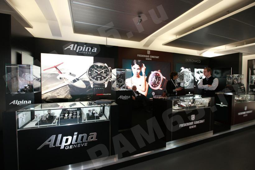 GTE 2012: Павильоны часов Alpina, Frederique Constant и Ateliers deMonaco