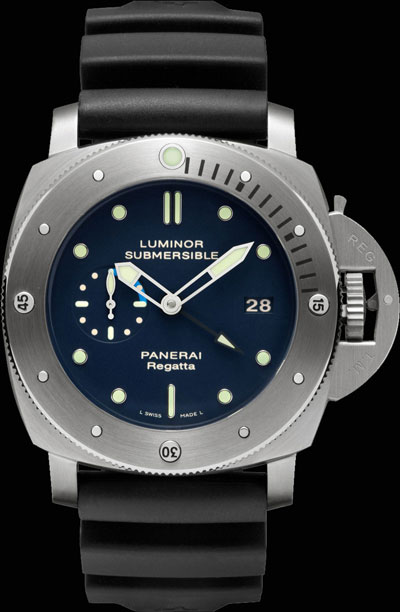 Panerai Luminor Submersible 1950 Regatta 3 days GMT Automatic Titanio