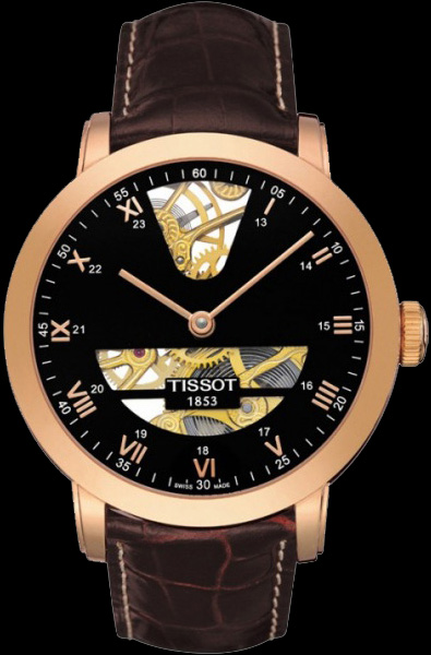 Tissot T-gold Sculpture Line Skeleton