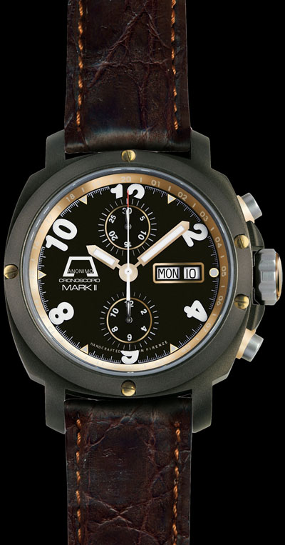 Anonimo Firenze Cronoscopio Mark II Drass Gold