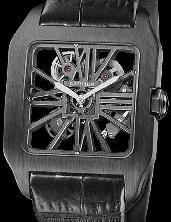 Cartier Santos Dumont Black Titanium