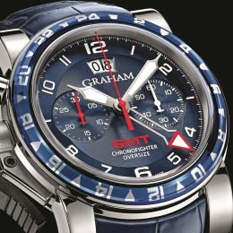 Chronofighter Oversize GMT Blue от Graham Chronofighter Oversize GMT Blue от Graham