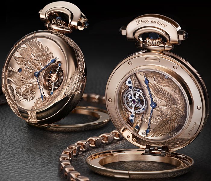  7-day Tourbillon with reversed hand-fitting Dragon & Phoenix 