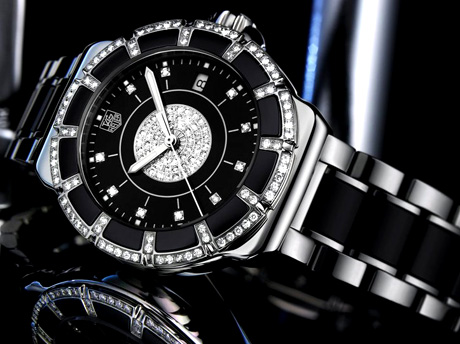 часы Formula 1 Lady Steel & Ceramic Pavee от TAG Heuer