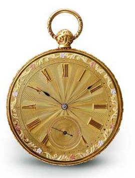 Золотые карманные часы 1830 года 