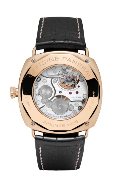 задняя сторона часов Radiomir Oro Rosa 42 mm (Ref. PAM00378)