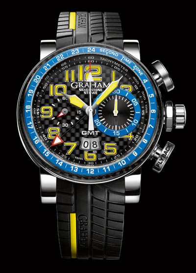лимитированная серия Silverstone Stowe GMT Blue & Yellow от Graham