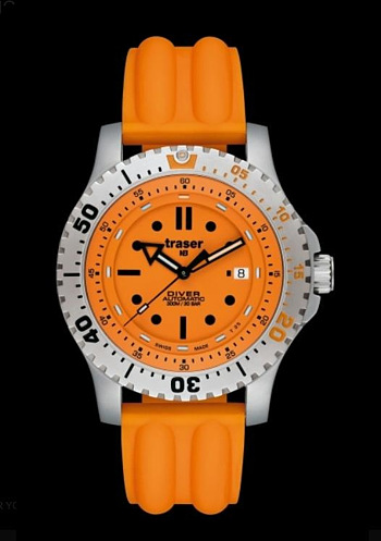часы H3 Orange Diver Automatic