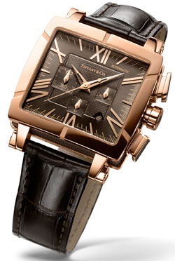 Часы TIFFANY & Co Atlas Gent Square Chronograph