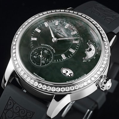 Часы Glashütte Original с перламутровым циферблатом