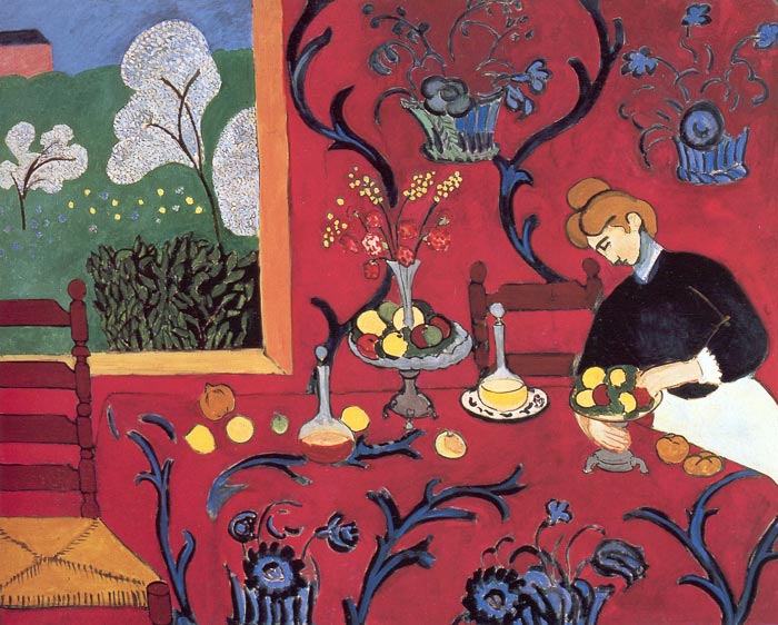 картина Анри Матисса «Гармония в красном»