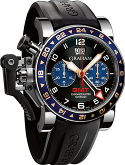 часы Chronofighter Oversize GMT Steel