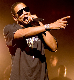 Jay-Z с часами Marc Ecko