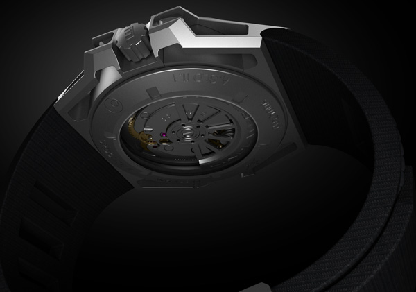 задняя сторона часов SpidoLite II Titanium