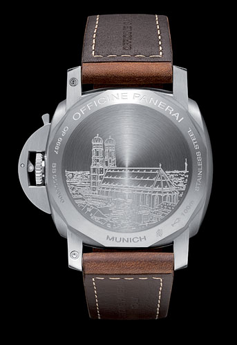 задняя сторона часов Luminor 1950 10 Days GMT (Ref. PAM 00435)