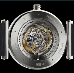 задняя сторона часов Vianney Halter