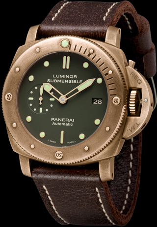 часы Officine Panerai Luminor Submersible 1950 3 Days Automatic Bronzo 47 mm