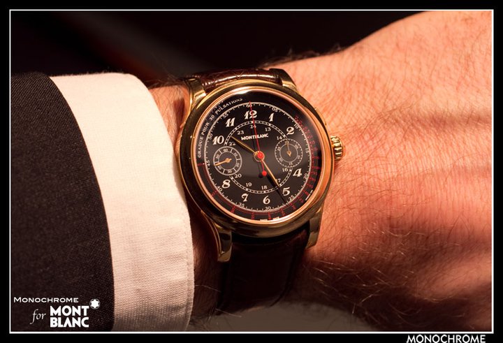 Швейцарские часы Montblanc Villeret 1858 Vintage Pulsographe