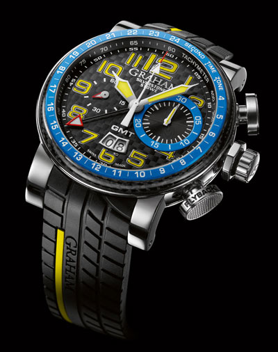 лимитированная серия Silverstone Stowe GMT Blue & Yellow от Graham