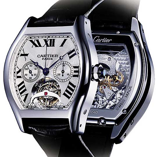  Cartier Tortue XL Tourbillon Chronomonopoussoir