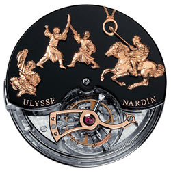 механизм часов Ulysse Nardin Genghis Khan