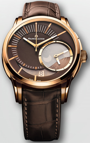 часы Pontos Décentrique GMT Pink Gold