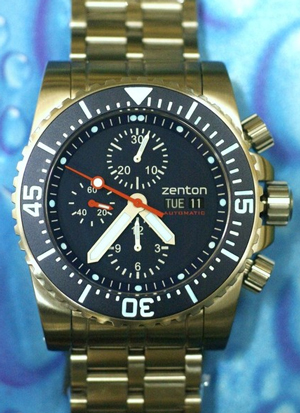 часы Zenton V45 Diver Chrono