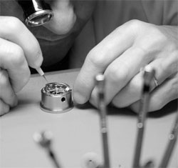 процесс сборки механизма часов JS Watch co. Reykjavik