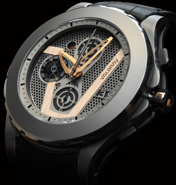 часы V.01 Titanium Red Gold от компании Valbray часы V.01 Titanium Red Gold от компании Valbray