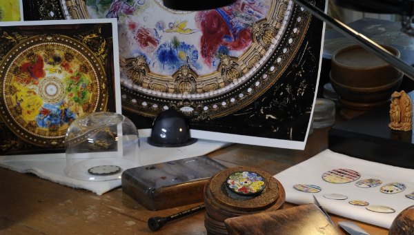 наброски часов Vacheron Constantin Metiers d’Art Chagall & l’Opera de Paris