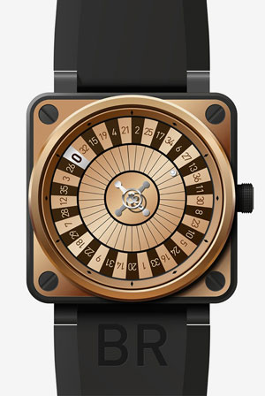 часы BR 01 Casino Pink Gold Only Watch