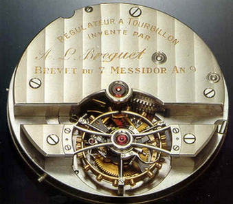 механизм Breguet с турбийоном