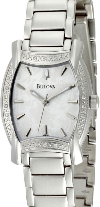часы 96R135 Diamond Case White Dial Bracelet от Bulova