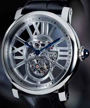  Rotonde de Cartier Tourbillon Sapphire Skeleton