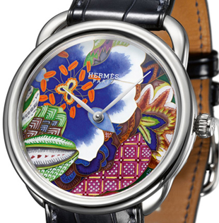 часы Arceau Fleurs d'Indiennes от Hermes