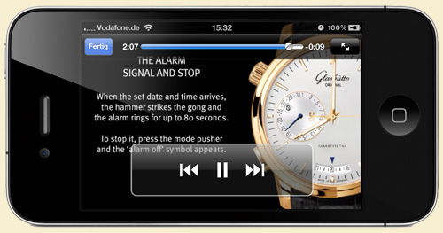 iPone приложение «Senator Diary»