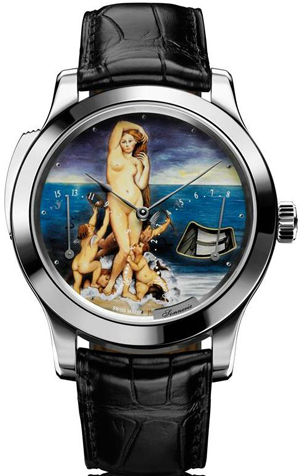 часы Jaeger-LeCoultre Master Minute Repeater Venus с изображением «Венеры Анадиомены» Жана Августа Доминика Энгра