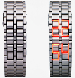 Светоидные часы от японского дизайнера Хиронао Цубои