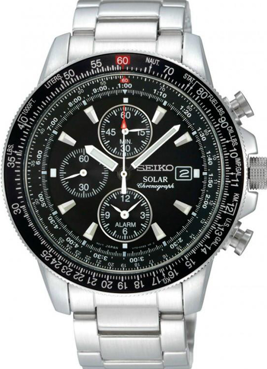 часы Solar Pilot Chronograph от Seiko