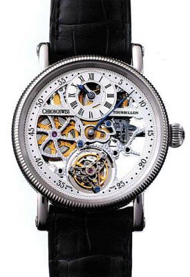  Chronoswiss Regulateur a Tourbillon Squelette (Ref. CH 3121 S W Black)