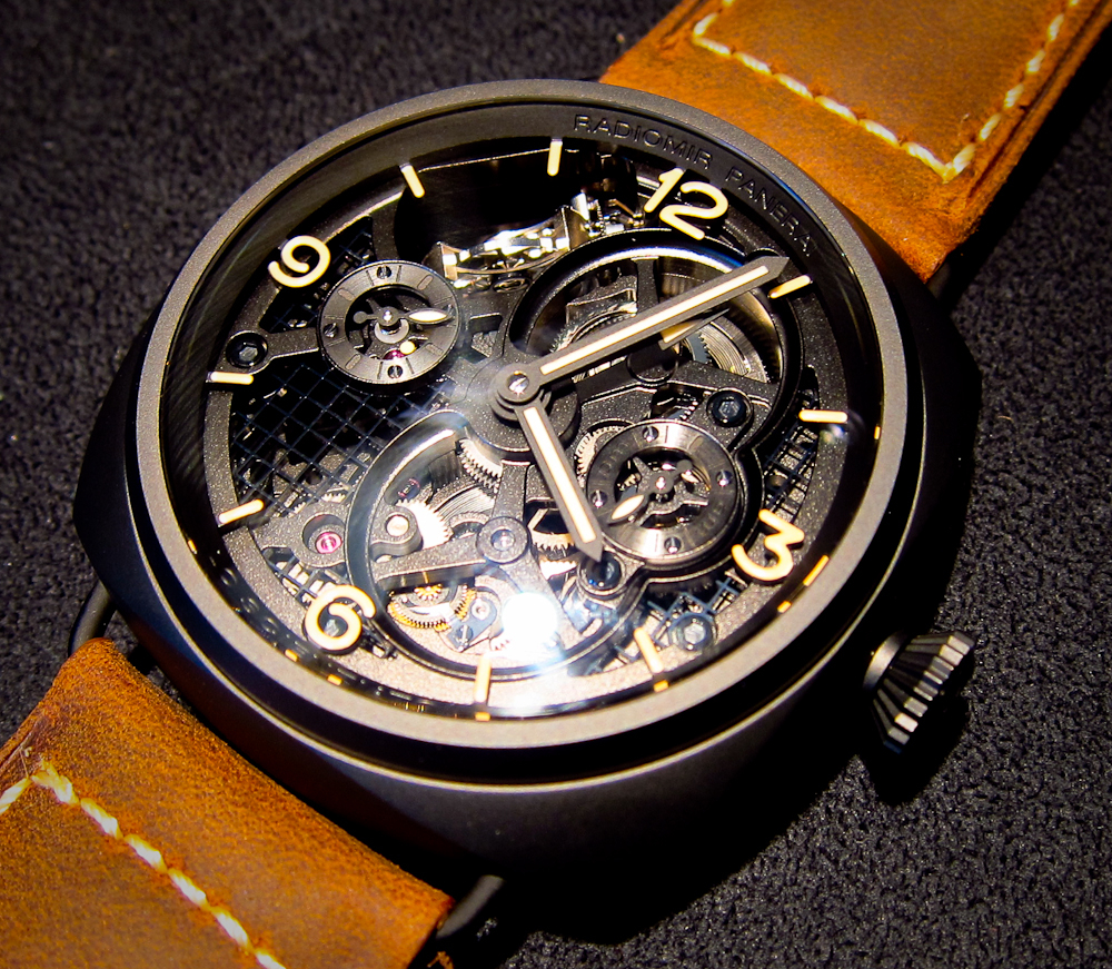 часы скелетон PAM348