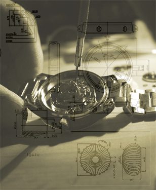 процесс сборки часов Kronsegler