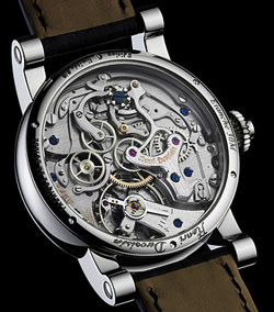 задняя сторона часов Chronograph Monopoussoir