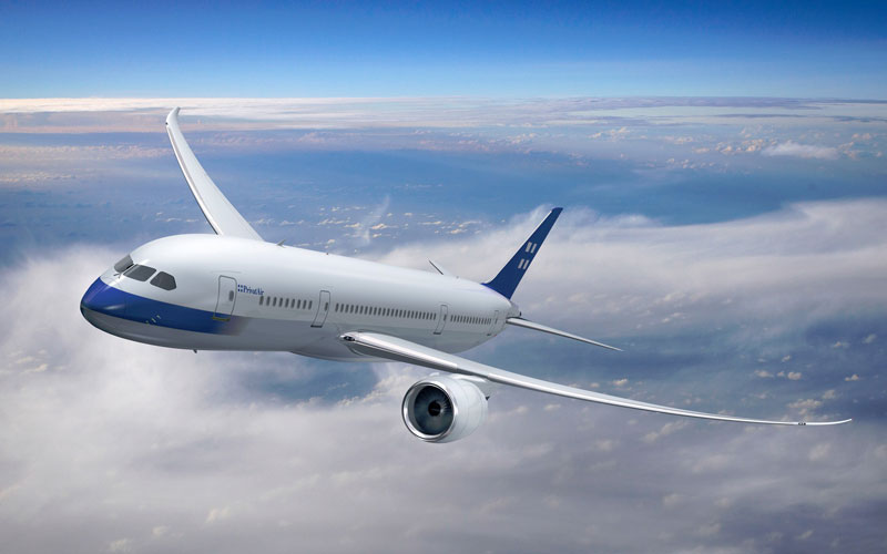 самолет авиакомпани PrivatAir самолет авиакомпани PrivatAir