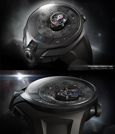 часы Tourbillon Black Hole