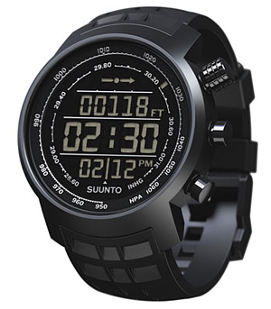 черные часы Suunto Elementum