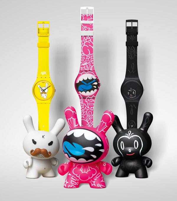 Часы Swatch и игрушки Данни