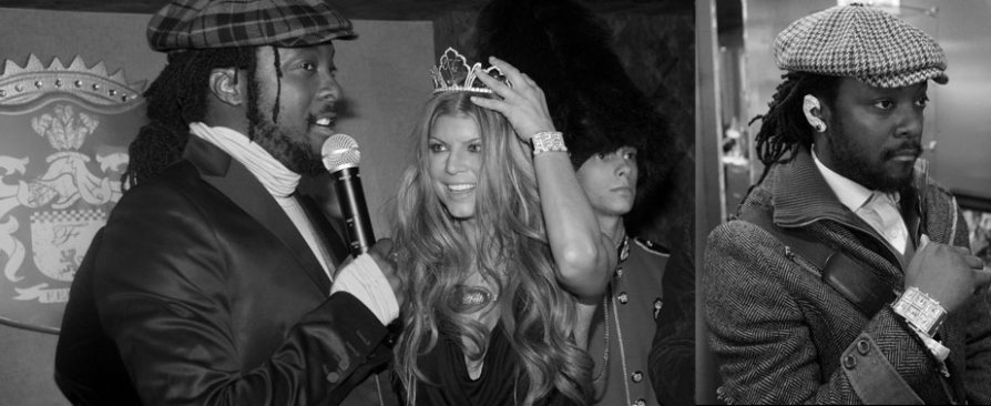 группа Black Eyed Peas с часами IceLink группа Black Eyed Peas с часами IceLink
