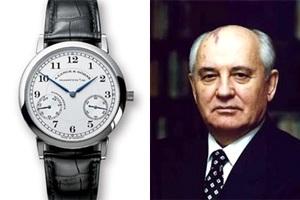 Михаил Горбачев и часы Longines Les Grande Classsique