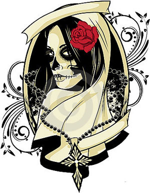 ,   ,  (- La Calavera de la Catrina)